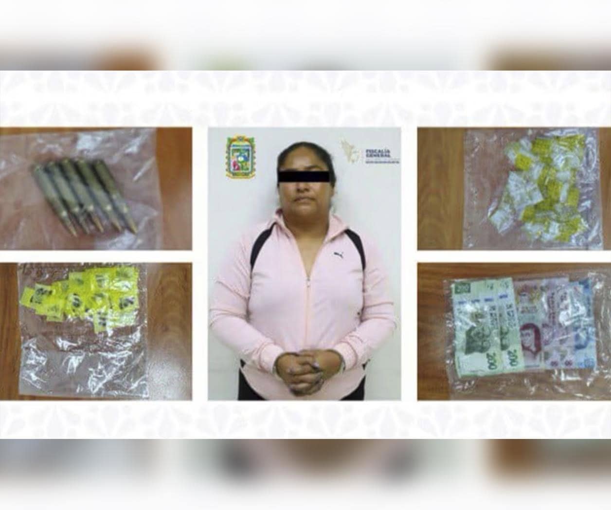 Cae presunta líder de una banda delictiva en Puebla