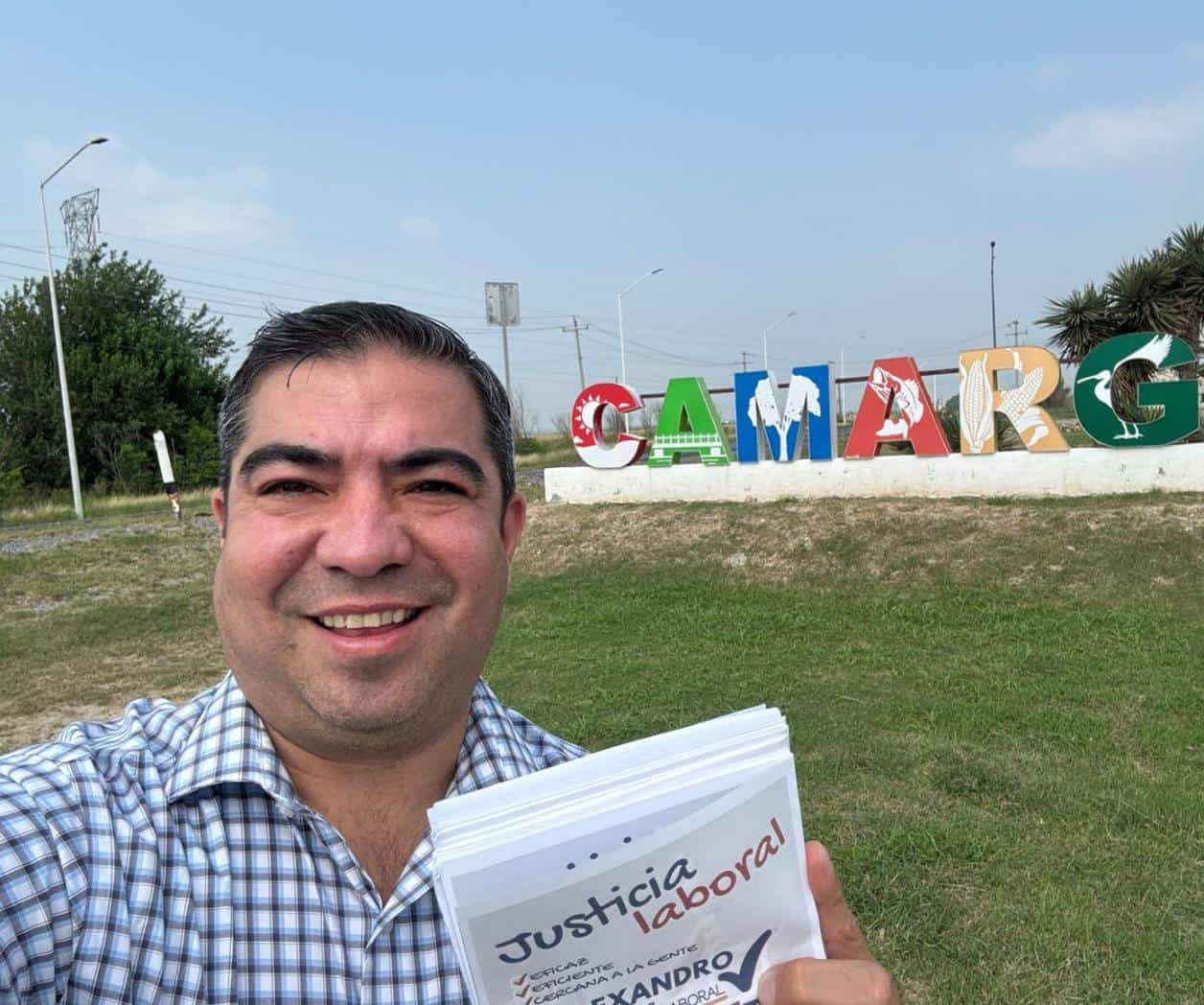 Va Alexandro de la Garza Vielma por justicia laboral oportuna e imparcial