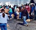 Choque múltiple en la Victoria-Tula deja un herido y desata rapiña