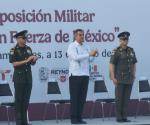 Inaugura Gobernador exposición militar La Gran Fuerza de México