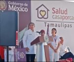 Enlace del gobernador Américo Villarreal, con la presidenta Claudia Sheinbaum Pardo, por el Programa Salud Casa por Casa.