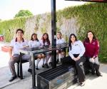 Entrega alcaldesa kioskos ecológicos