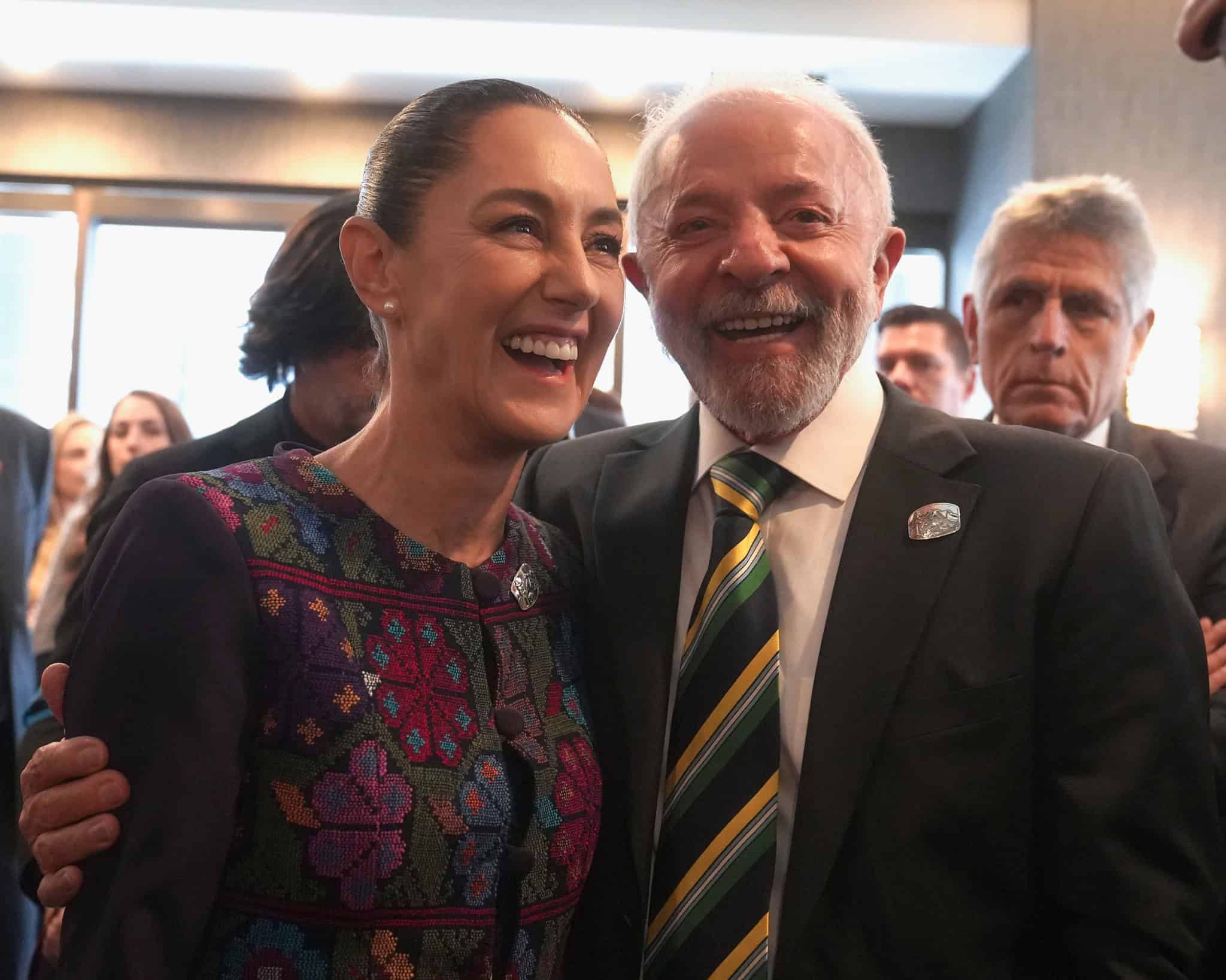 Lula da Silva, presidente de Brasil.
