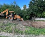 Continúa limpieza  de drenes pluviales