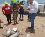 Analizan daño ecológico en playa Bagdad