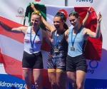 Kenia Lechuga conquista oro en Copa del Mundo de Remo II en Lucerna