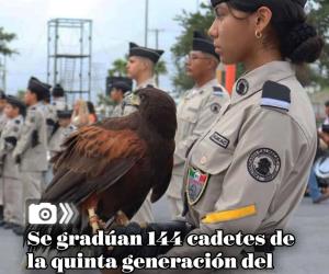 Gradúa V generación de Colegio Militarizado