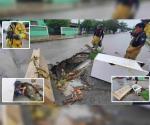 Socavón en la Morelos