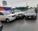 Triple choque en la Madero y Galeana