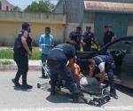 Adulta mayor sufre fuerte accidente