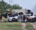 Mueren 3 policías estatales en choque en Nuevo Laredo