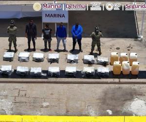 Aseguran más de media tonelada de  cocaína en costas de Oaxaca