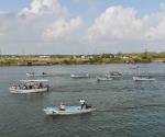 Celebran pescadores a la Virgen del Carmen
