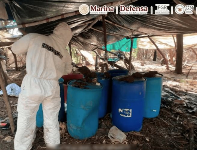 Desmantelan seis laboratorios de droga sintética en Sinaloa