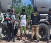 Aseguran autotanques, tractocamiones y combustible en operativos en Victoria y San Fernando