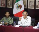 Exhorta gobernador a redoblar esfuerzos en seguridad pública