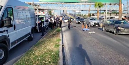 hombre pierde la vida al ser arrollado por un vehículo que se dio a la fuga.