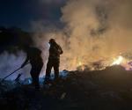 Nuevo incendio en tiradero clandestino