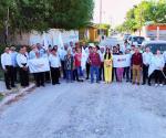 Inician trabajos de pavimentación
