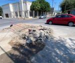 Dejan trabajos inconclusos en la colonia Anzaldúas