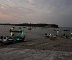 Decenas de pescadores se reúnen en Torneo de Pesca en Presa Marte R. Gómez
