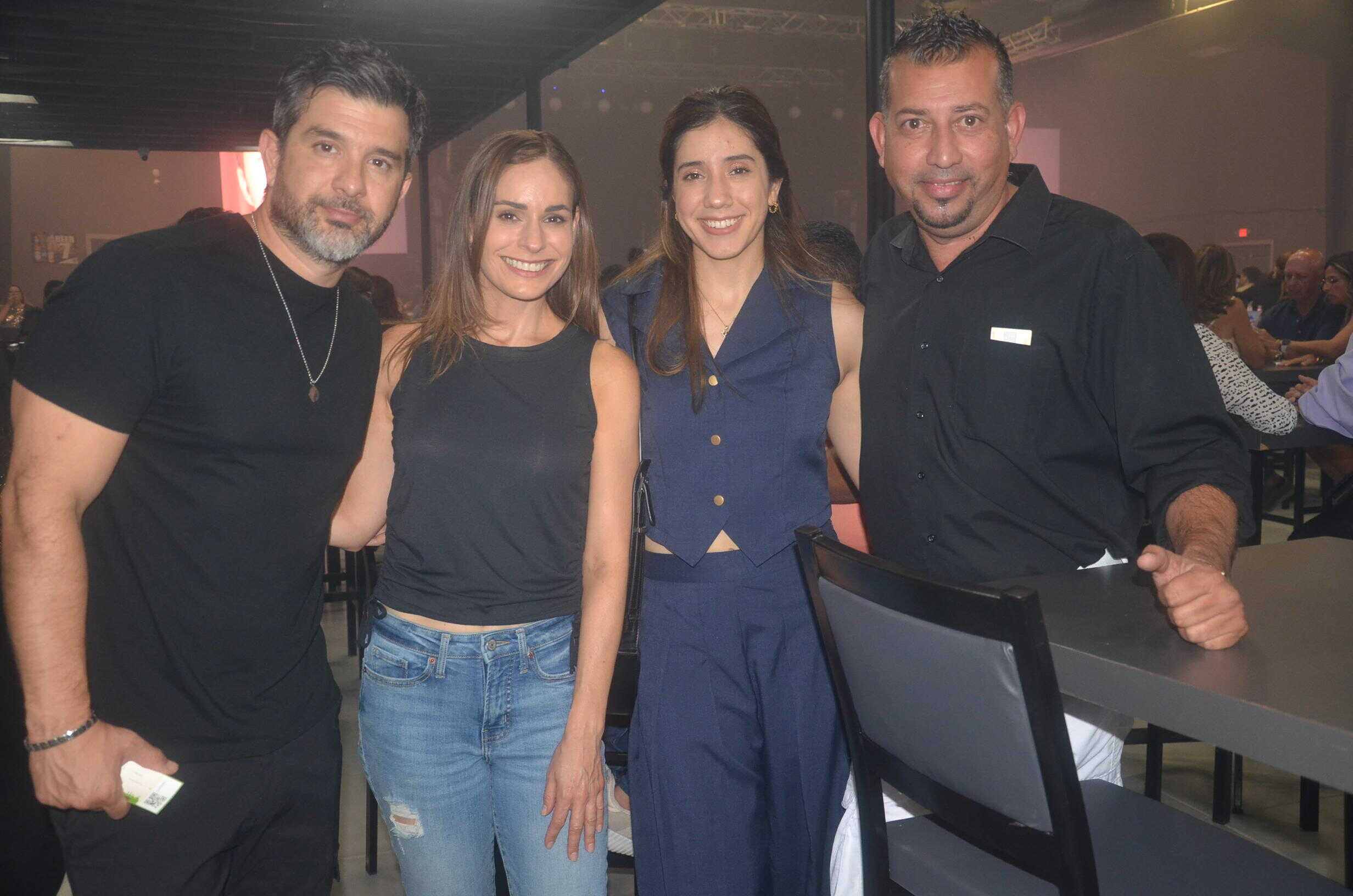 Carlos Moreno, Gaby Gutiérrez, Valeria Damken y Santiago Rodríguez.