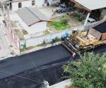 Finalizan trabajos de pavimentación