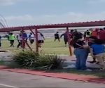 Equipo calor escenificó un zafarrancho contra adolescentes
