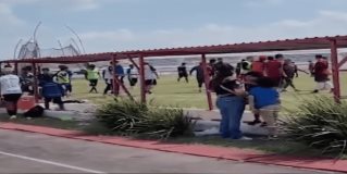 Equipo calor escenificó un zafarrancho contra adolescentes