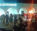 Incendio en Palacio Municipal de Tzucacab por Protesta