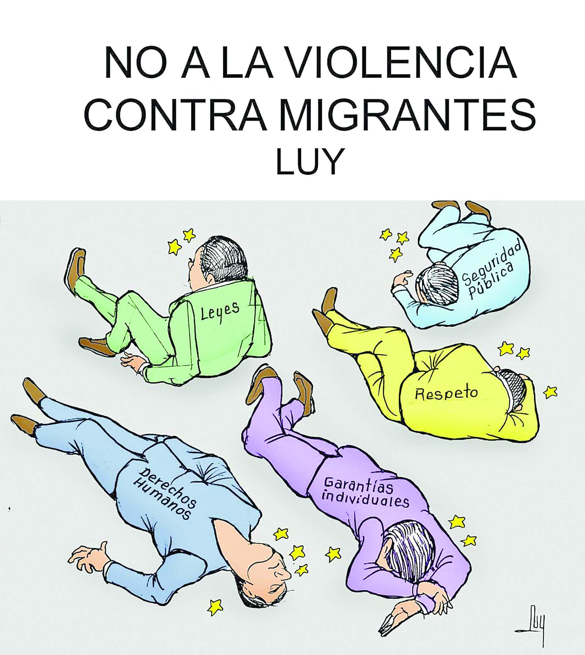 No a la violencia contra migrantes