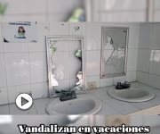 Vándalos destrozan escuela
