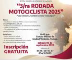 Invita la SEDENA a Rodada Motociclista