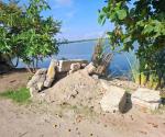 Denuncian relleno ilegal de lagunas en Madero