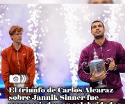 El triunfo de Carlos Alcaraz sobre Jannik Sinner fue presenciado por celebridades del espectáculo.