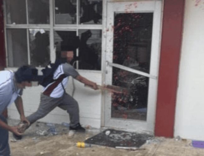 Agreden a director en Cetis 78 de Altamira durante protesta estudiantil