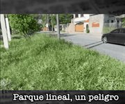 Parque lineal, un peligro para todos