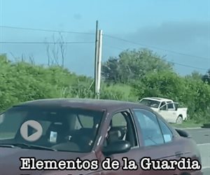 Elementos de la Guardia Estatal fueron atacados y uno de ellos resultó herido
