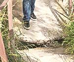 Rehabilitan puente después de 9 años