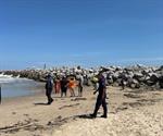 Salvan a turista de  morir en la playa