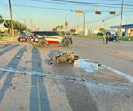 Motociclista grave tras ser impactado por auto