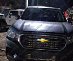Aseguran 2 camionetas y cargadores en Padilla, Tamaulipas