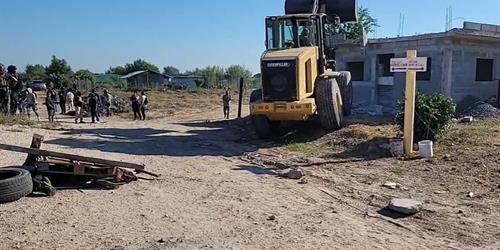Realizan desalojo en la colonia 23 de marzo