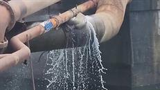 Dos fugas de agua por más de ...¡una década!">