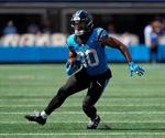 Chuba Hubbard, fuera ante Miami