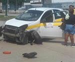 Fuerte choque en límites de Tampico
