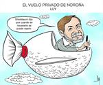 El vuelo privado de noroña