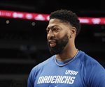 Anthony Davis es duda para el juego entre Mavericks y Pistons