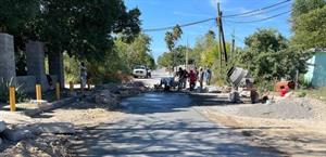 Termina reparación  de drenaje sanitario