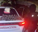 Aseguran más de 100 bolsas con droga en Matamoros